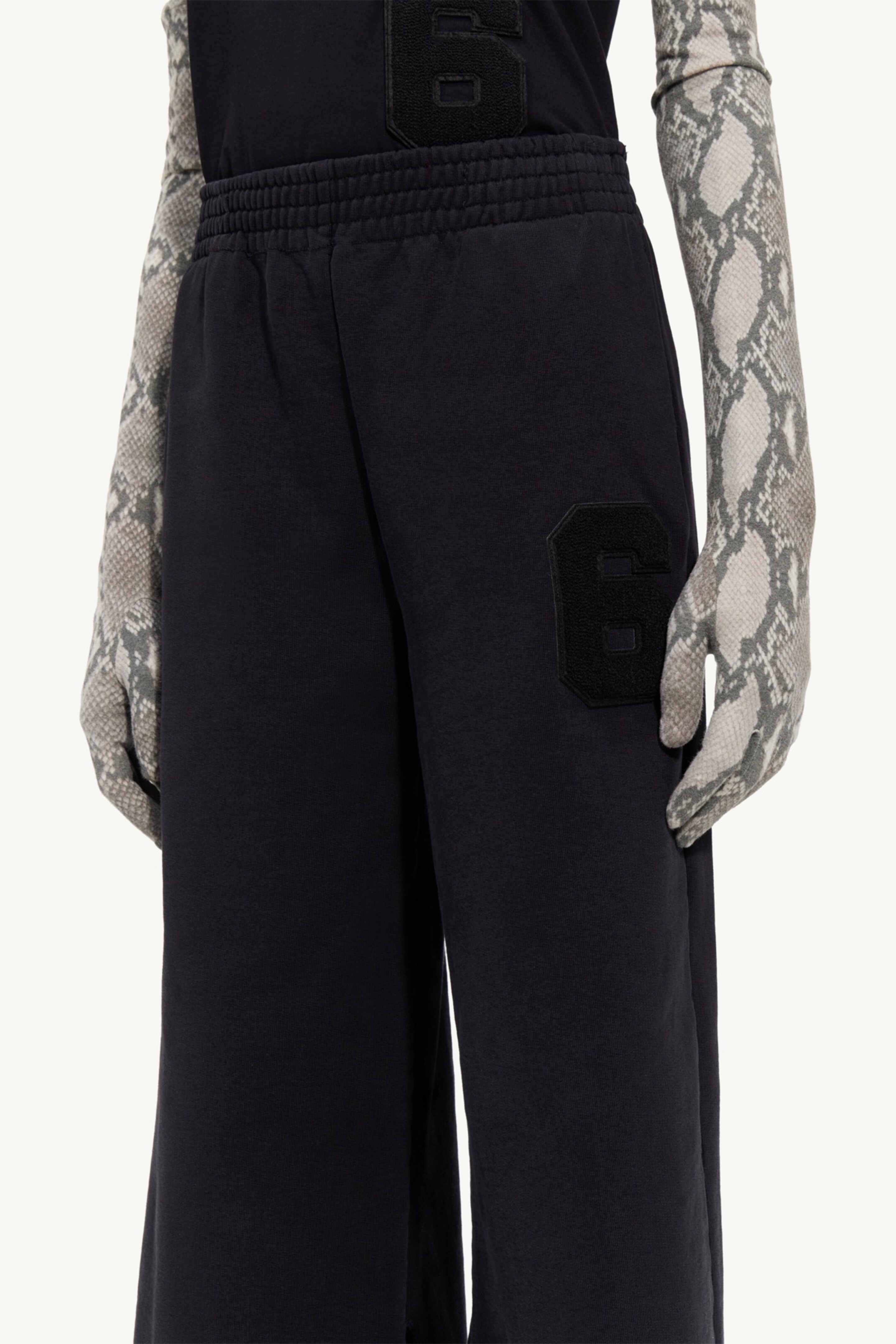 Logo flared trousers - 5