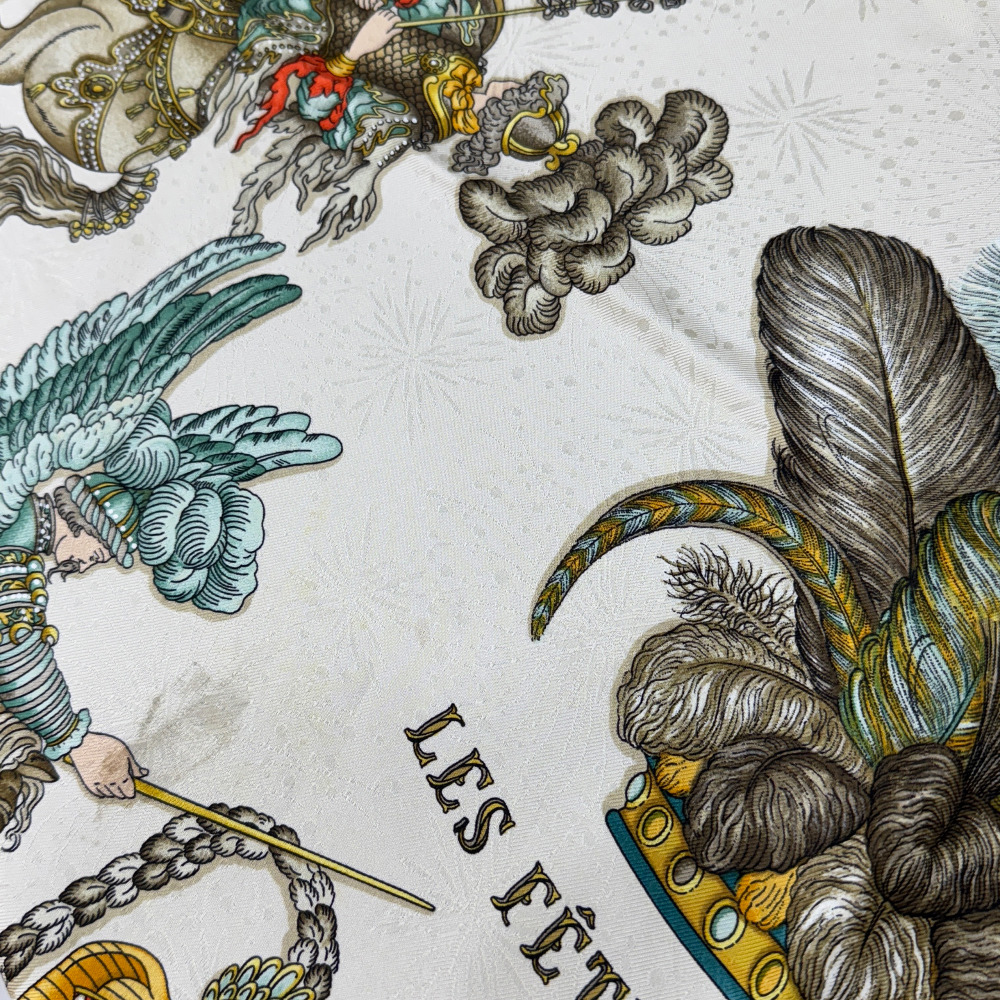 Hermes silk scarf - 7