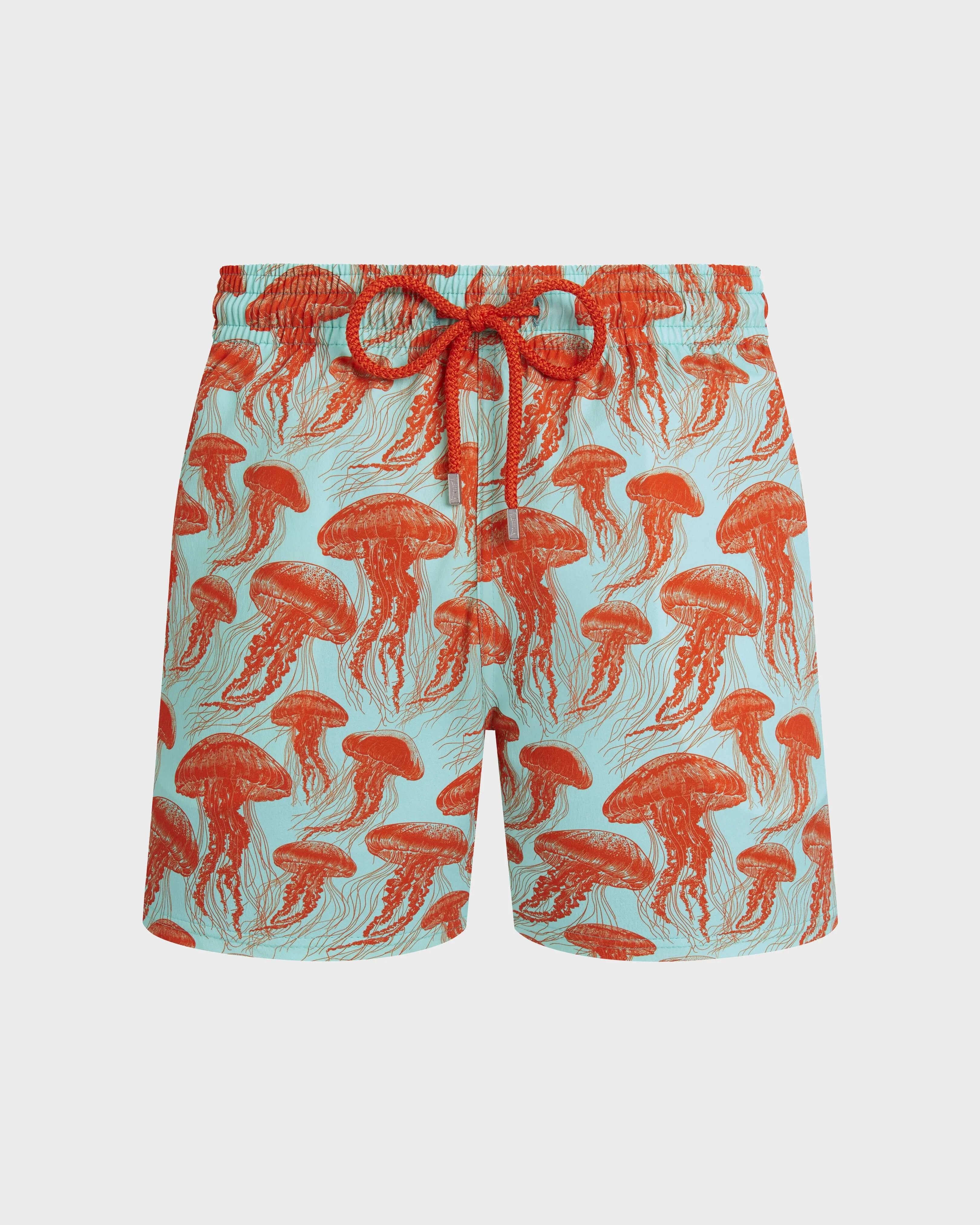 MEN STRETCH SHORT SWIM TRUNKS JELLYFISH DANCE - 1