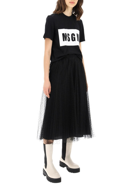 MSGM LOGO BOX T-SHIRT outlook