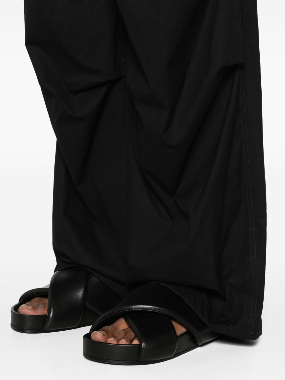 mid-rise straight-leg trousers - 5