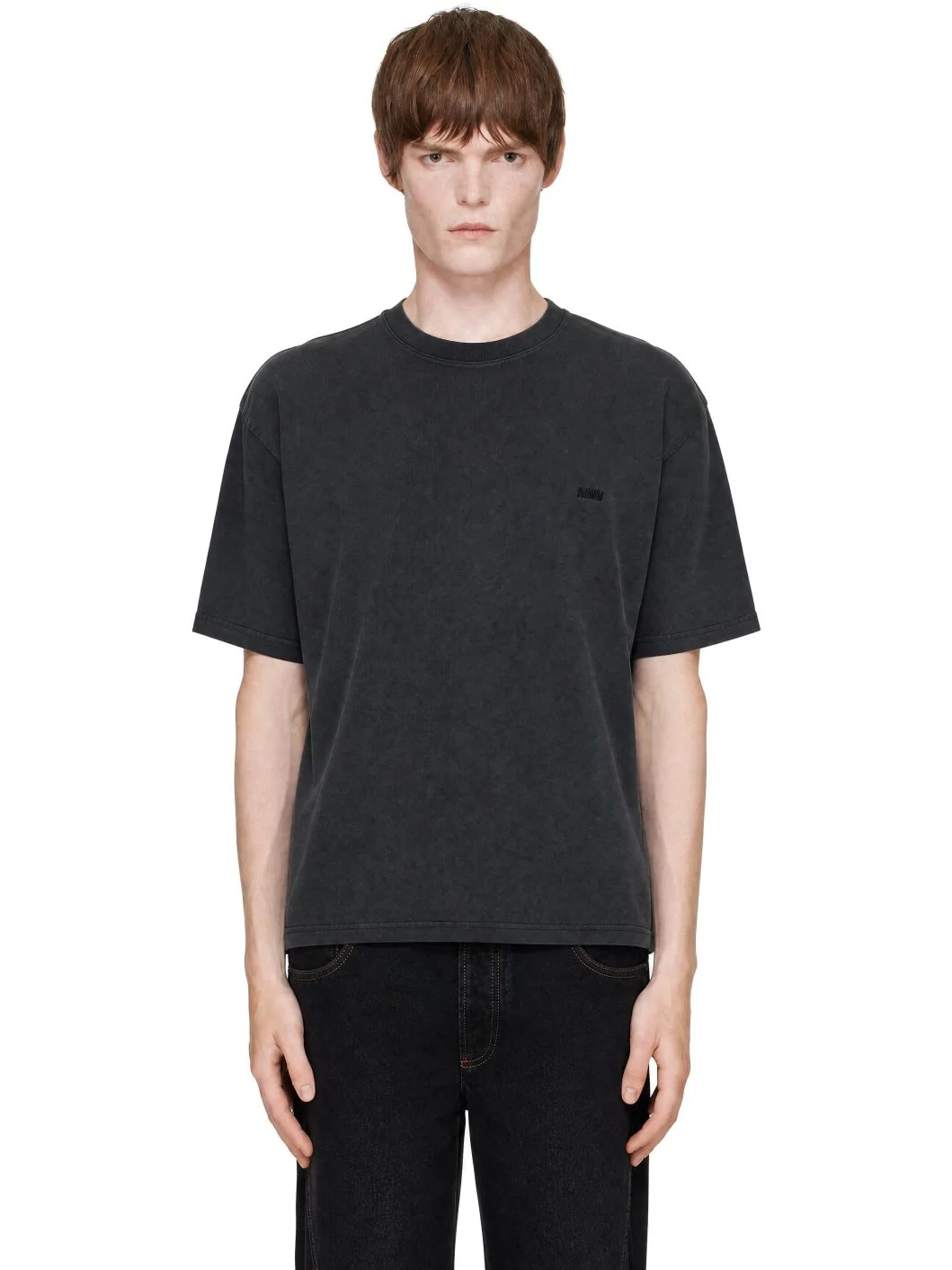 Black 'Avavav' Logo T-shirt - 1