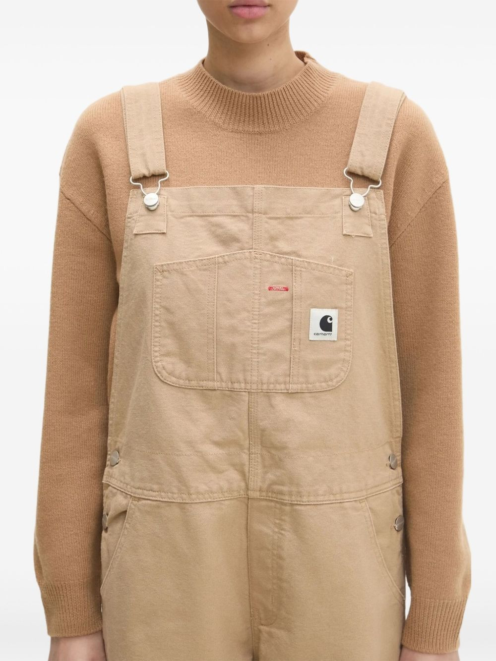 W' Bib organic-cotton overalls - 3