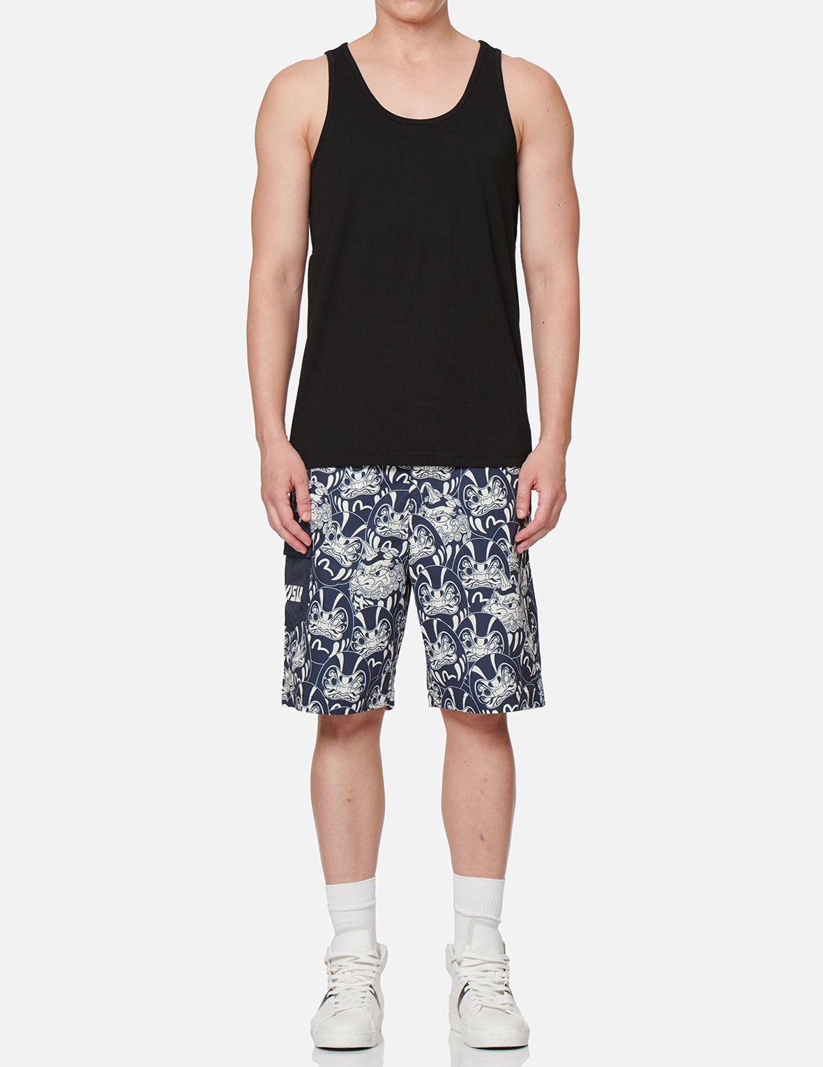 ALLOVER DARUMA BUDDIES PRINT BOARD SHORTS - 6