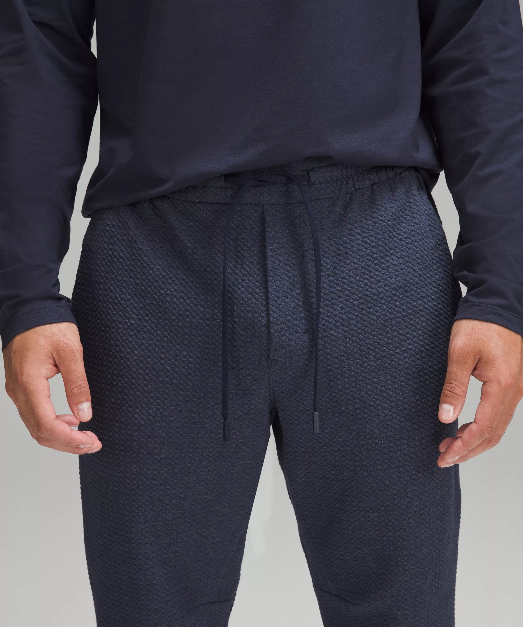 Textured Double-Knit Cotton Jogger *Regular - 4