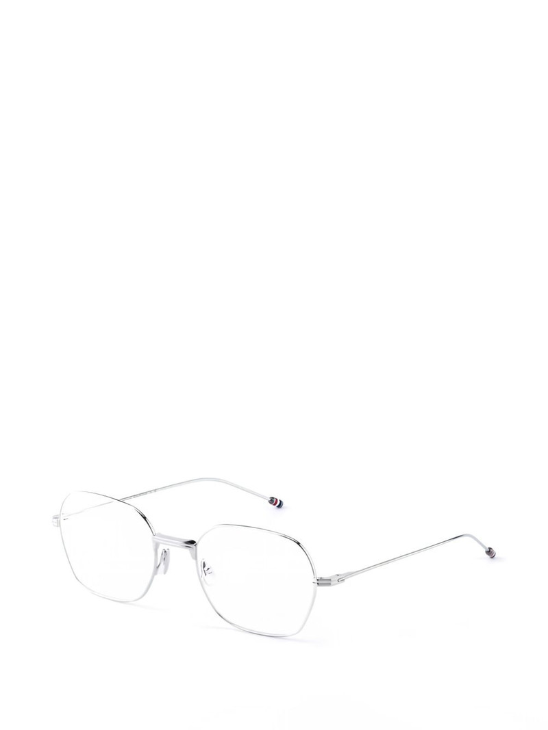 Thom Browne Titatnium rectangular eyeglasses outlook