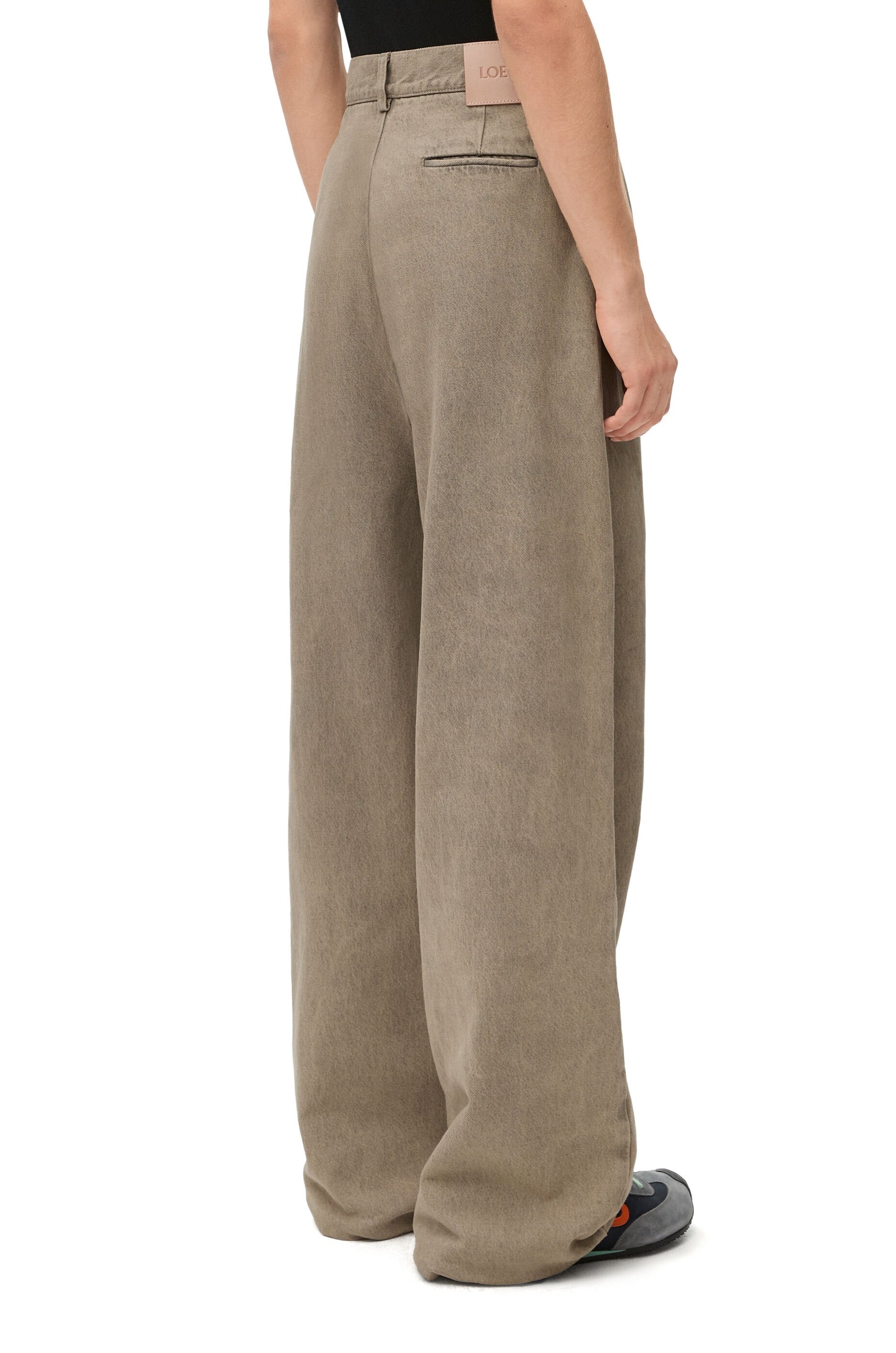 Pleated trousers in denim - 4