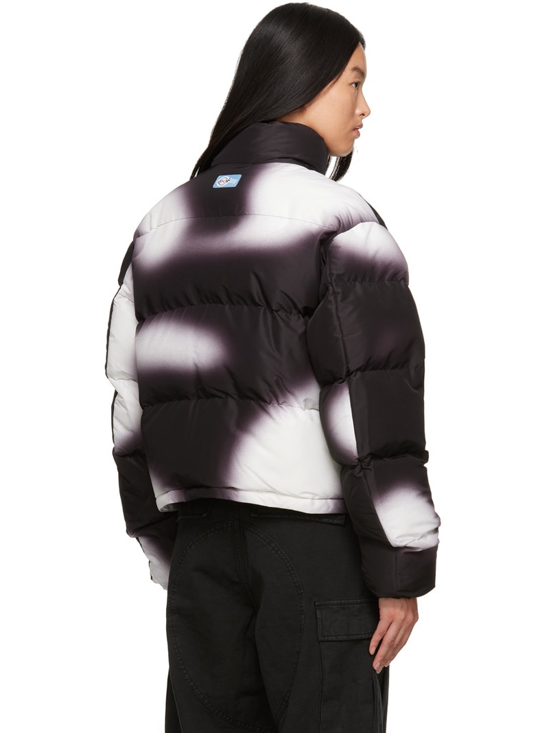 Black Ex-Ray Aop Blur Puffer Jacket 3