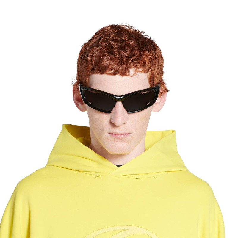 Dynamo Rectangle Sunglasses  in Black 5