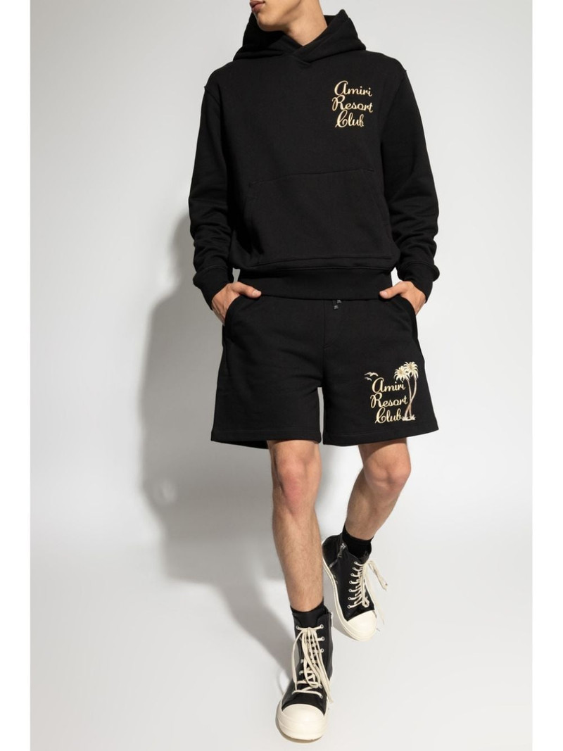 AMIRI embroidered-logo hoodie outlook