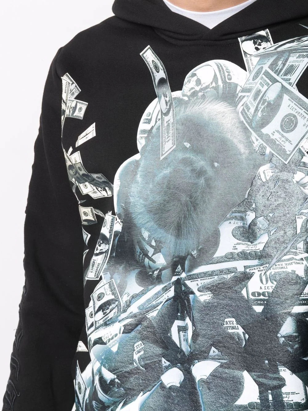 gorilla money print hoodie - 6