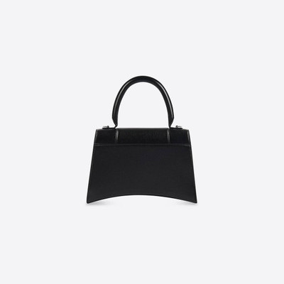 BALENCIAGA Women's Hourglass Handbag in Black outlook