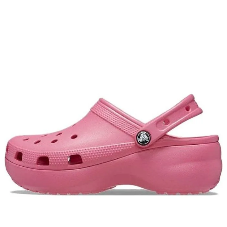 (WMNS) Crocs Classic Platform Clog 'Hyper Pink' 206750-6VZ - 1