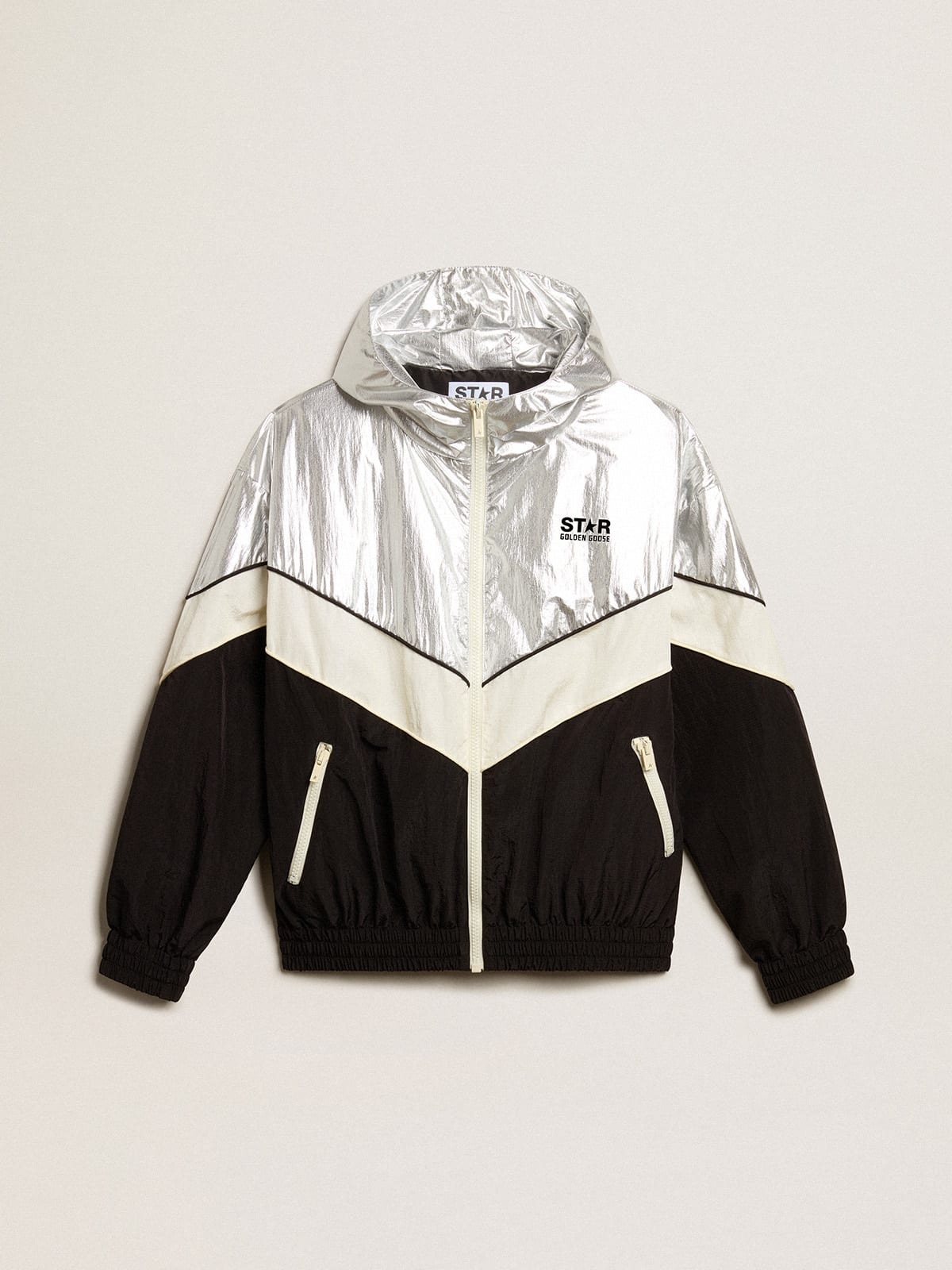 【送料&関税込】Golden  Letizia Casual Jacket In Black Setchu Biker Jacket | italist