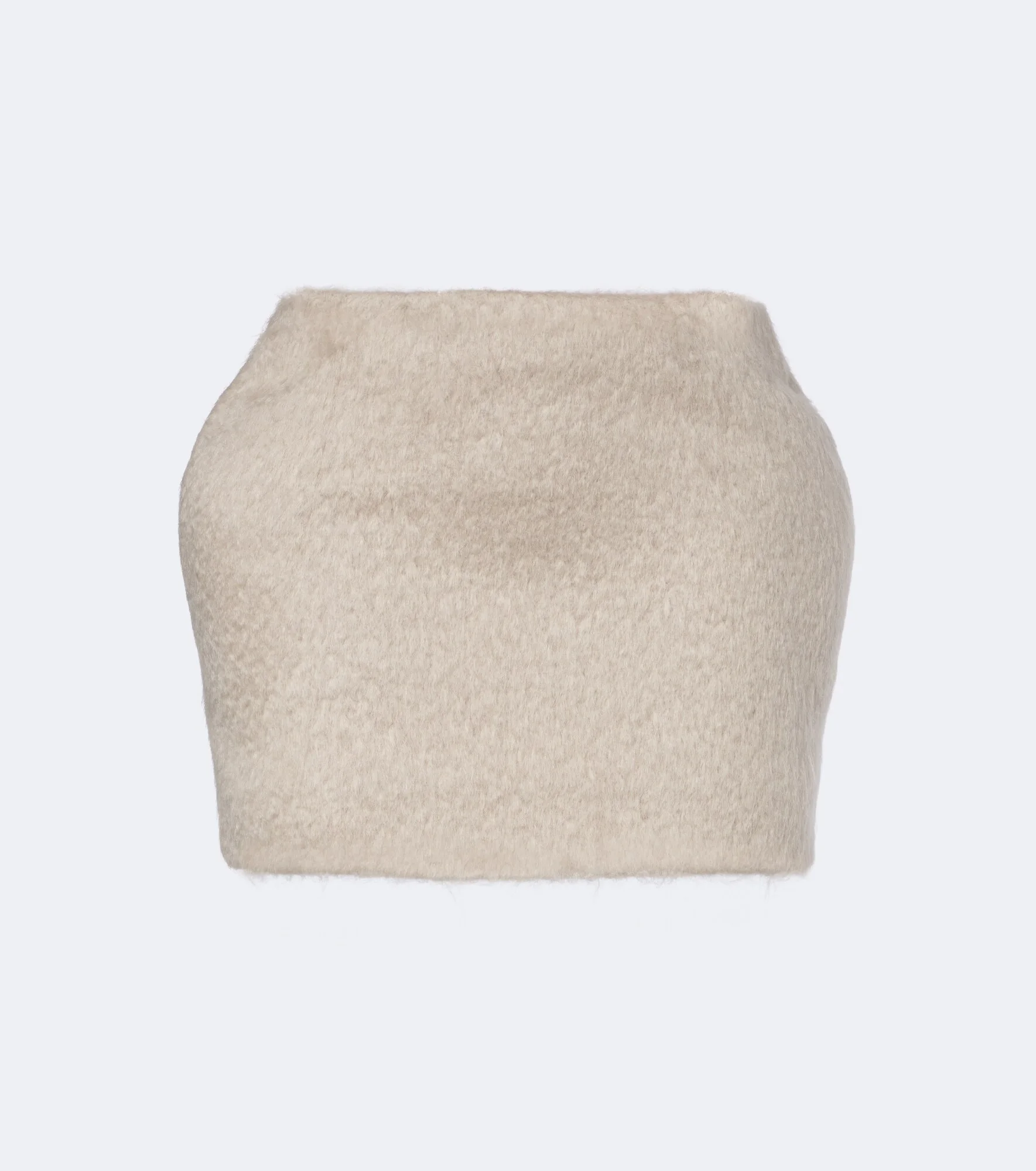 Mohair and wool-blend miniskirt - 1