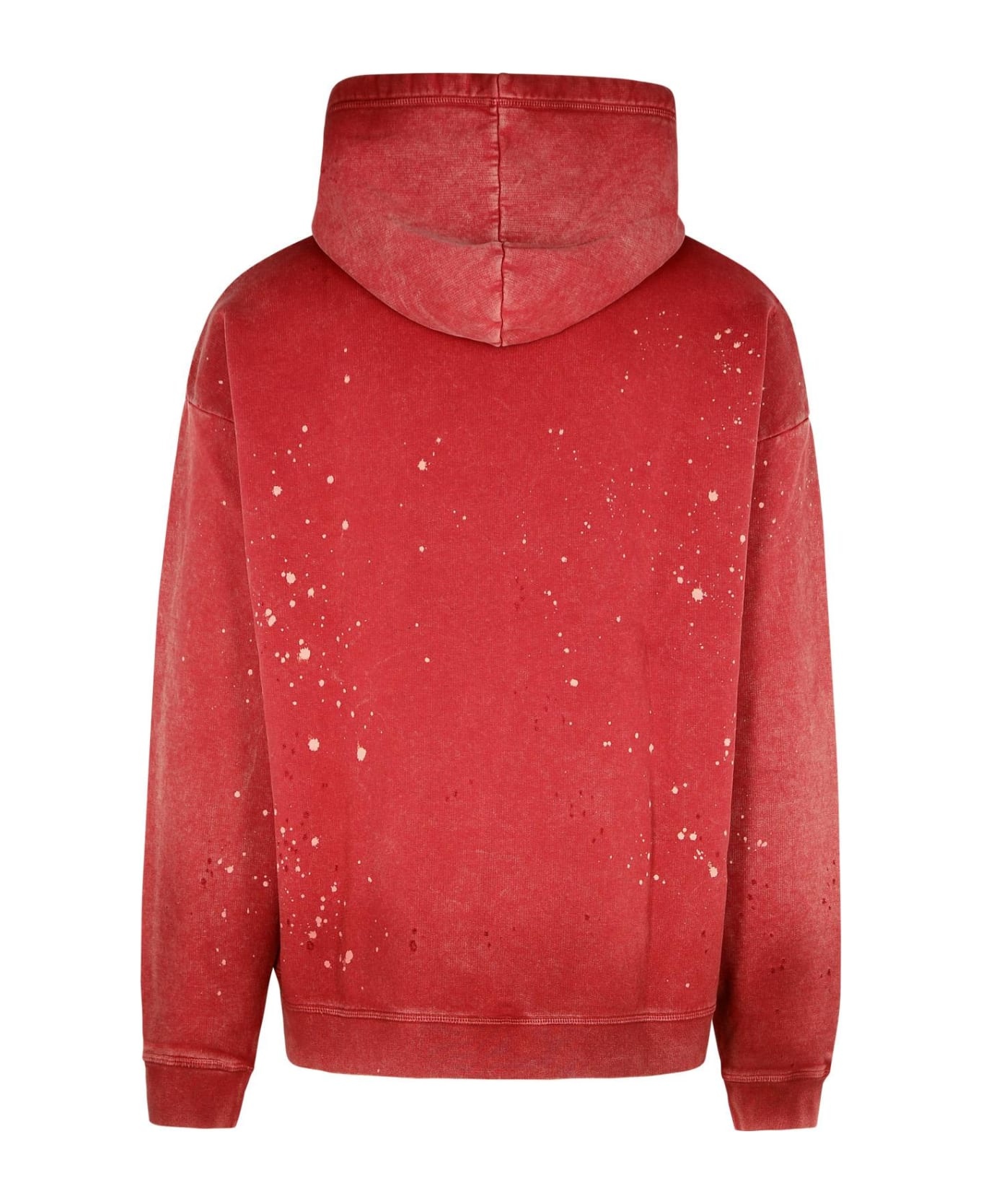 Red Cotton Sweatshirt - 3