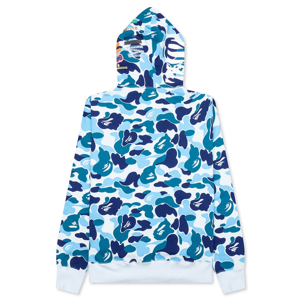 ABC CAMO TIGER FULL ZIP HOODIE - BLUE - 2