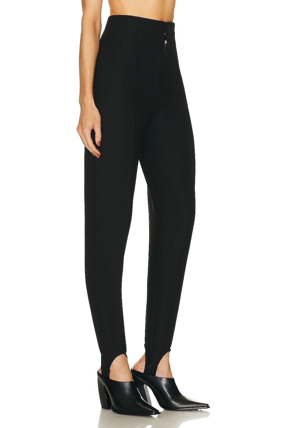 Structured Double Melange Trousers - 2