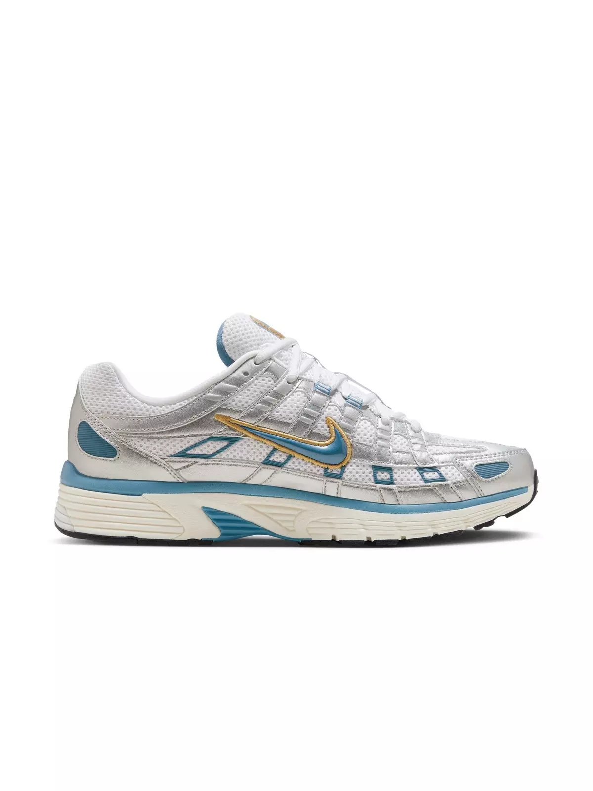 P-6000 "White/Aegean Storm/Metallic Silver" Men's Shoe - 2