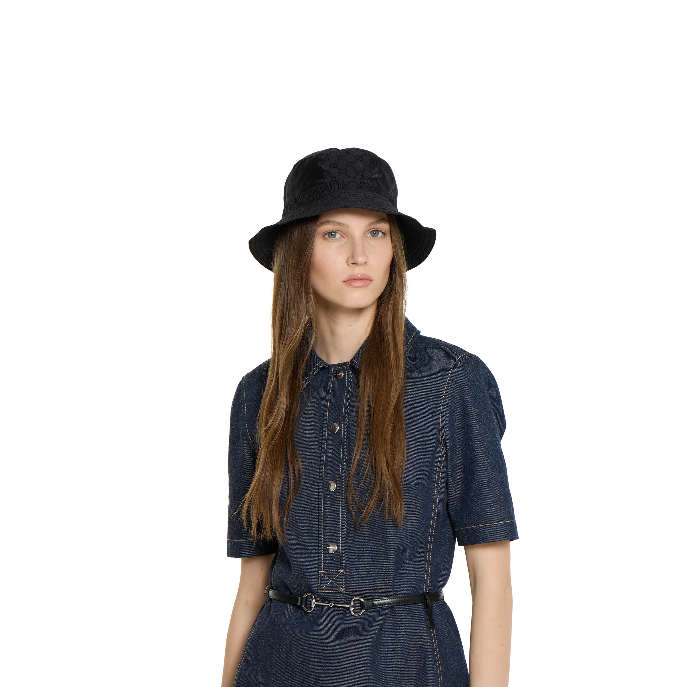 Reversible GG nylon bucket hat - 3