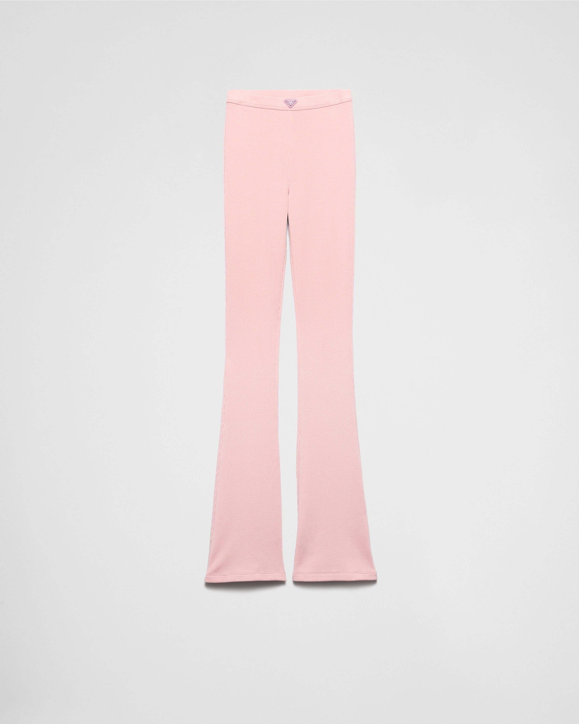 Ribbed jersey trousers - 1