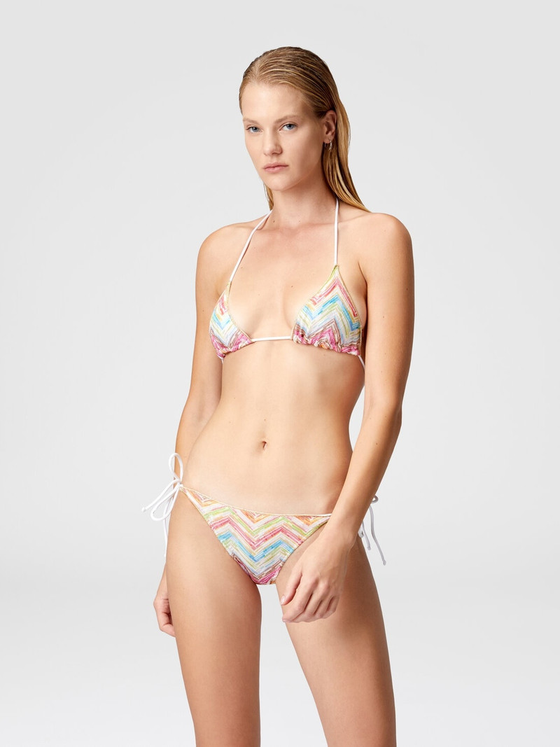 Missoni Triangle bikini in printed tulle outlook