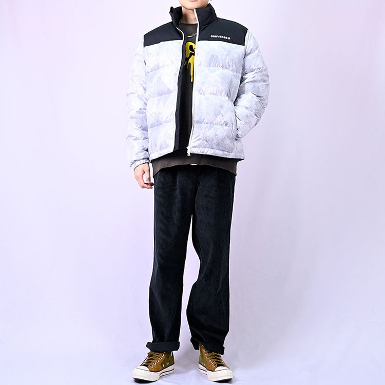 Converse Short Down Jacket 'Grey' 10021976-A02 - 3