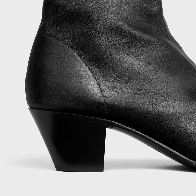 HECTOR ZIPPED BOOT IN Stretch Lambskin 4