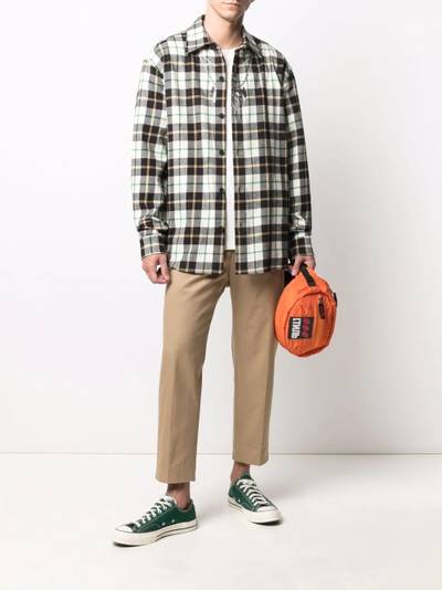 Marcelo Burlon County Of Milan Feather checked shirt outlook