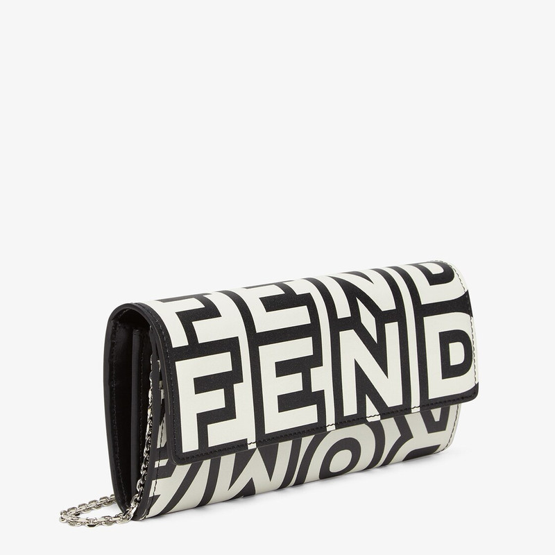 Two-tone nappa leather Fendi Roma Capsule wallet 2