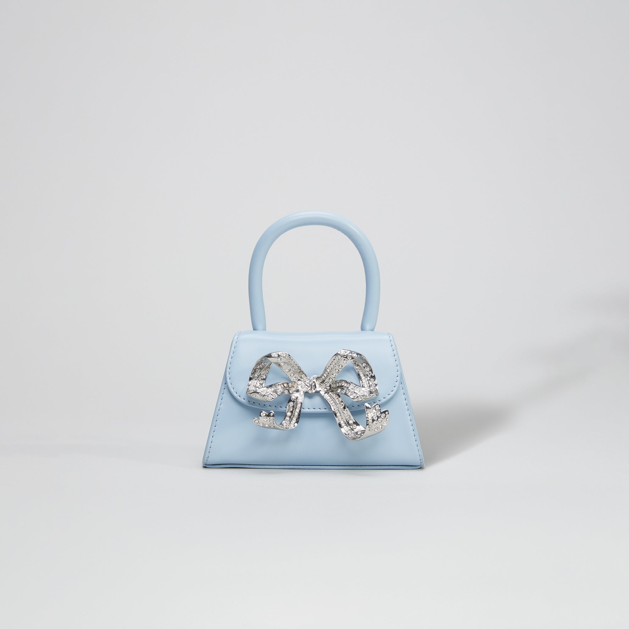 The Bow Micro in Blue with Diamanté - 1