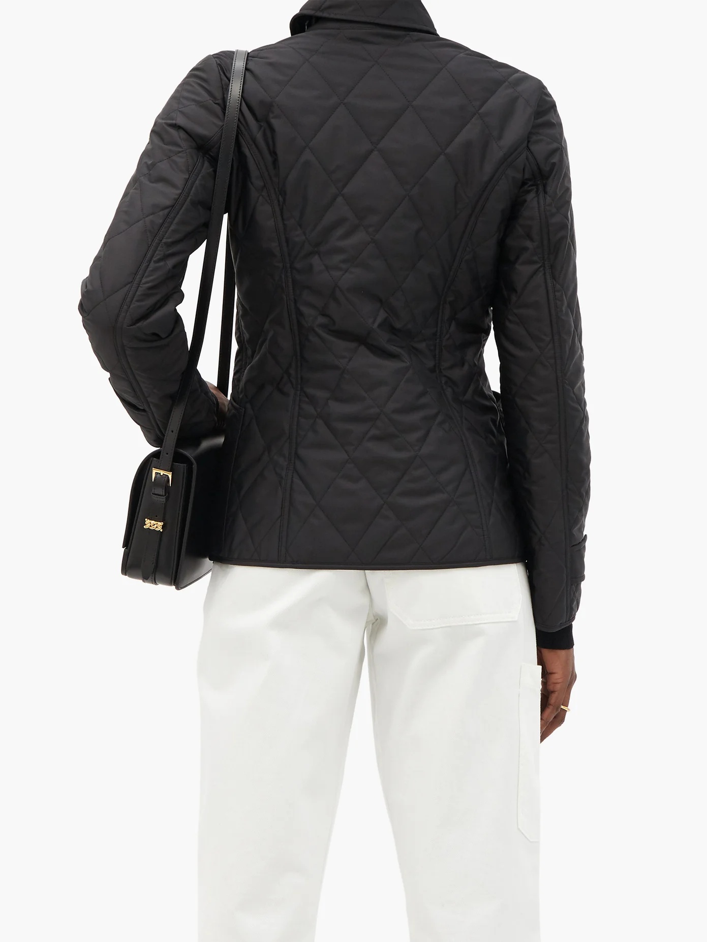 Diamond-quilted shell jacket - 5