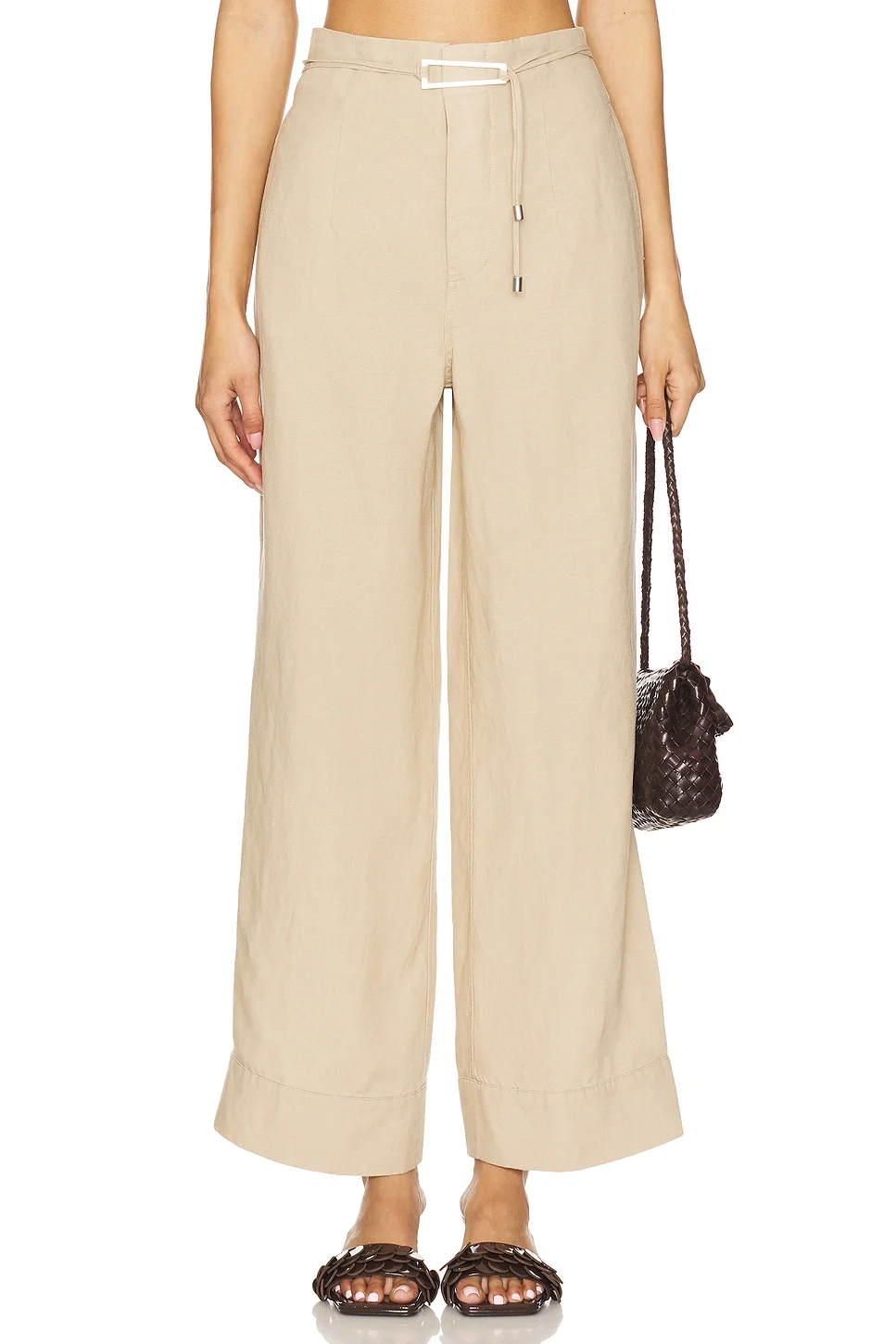 Air Linen Paperbag Trouser - 1