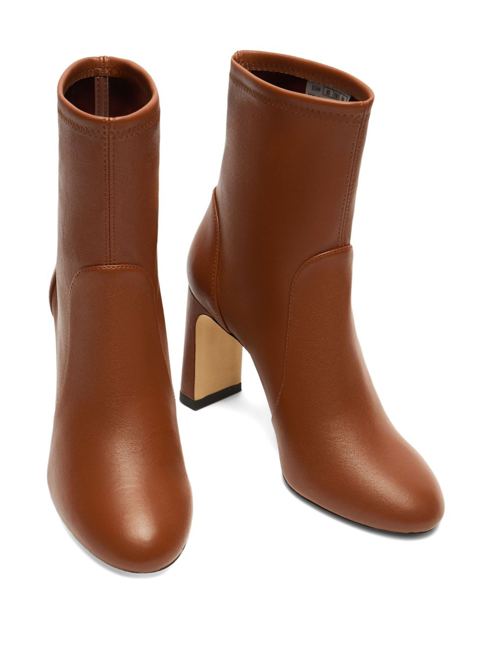 85mm Babette leather ankle boots - 5