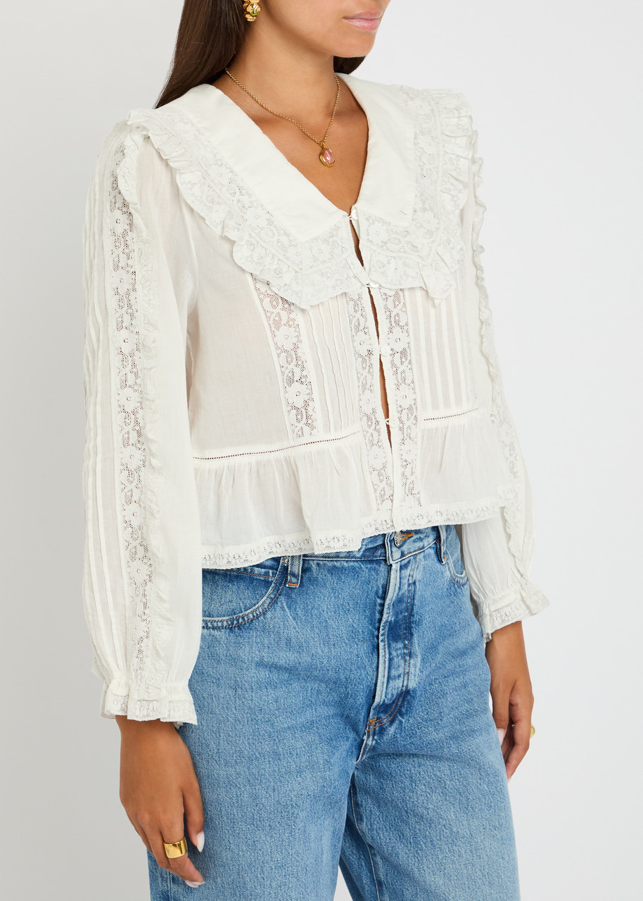 Rixo Maribelle Cotton top - 2