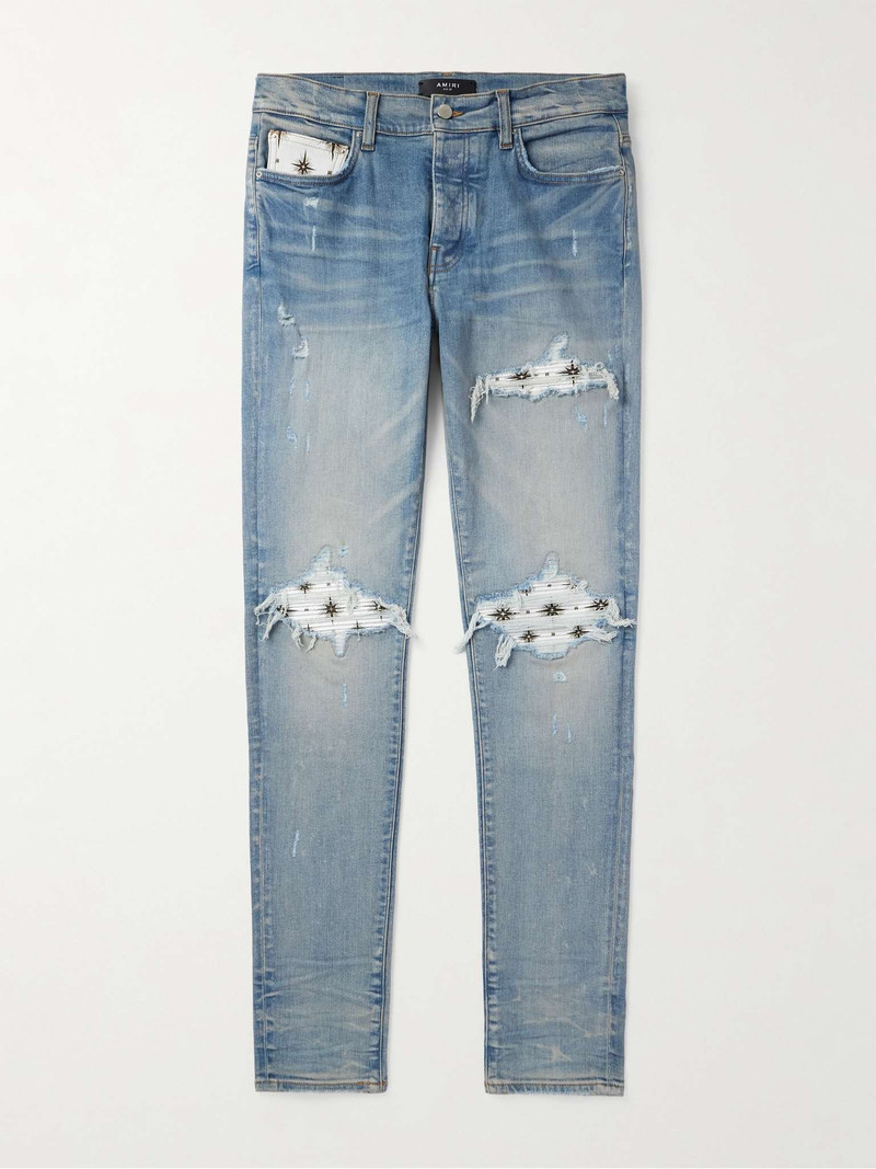 Micro Starbust MX1 Skinny-Fit Distressed Jeans 1