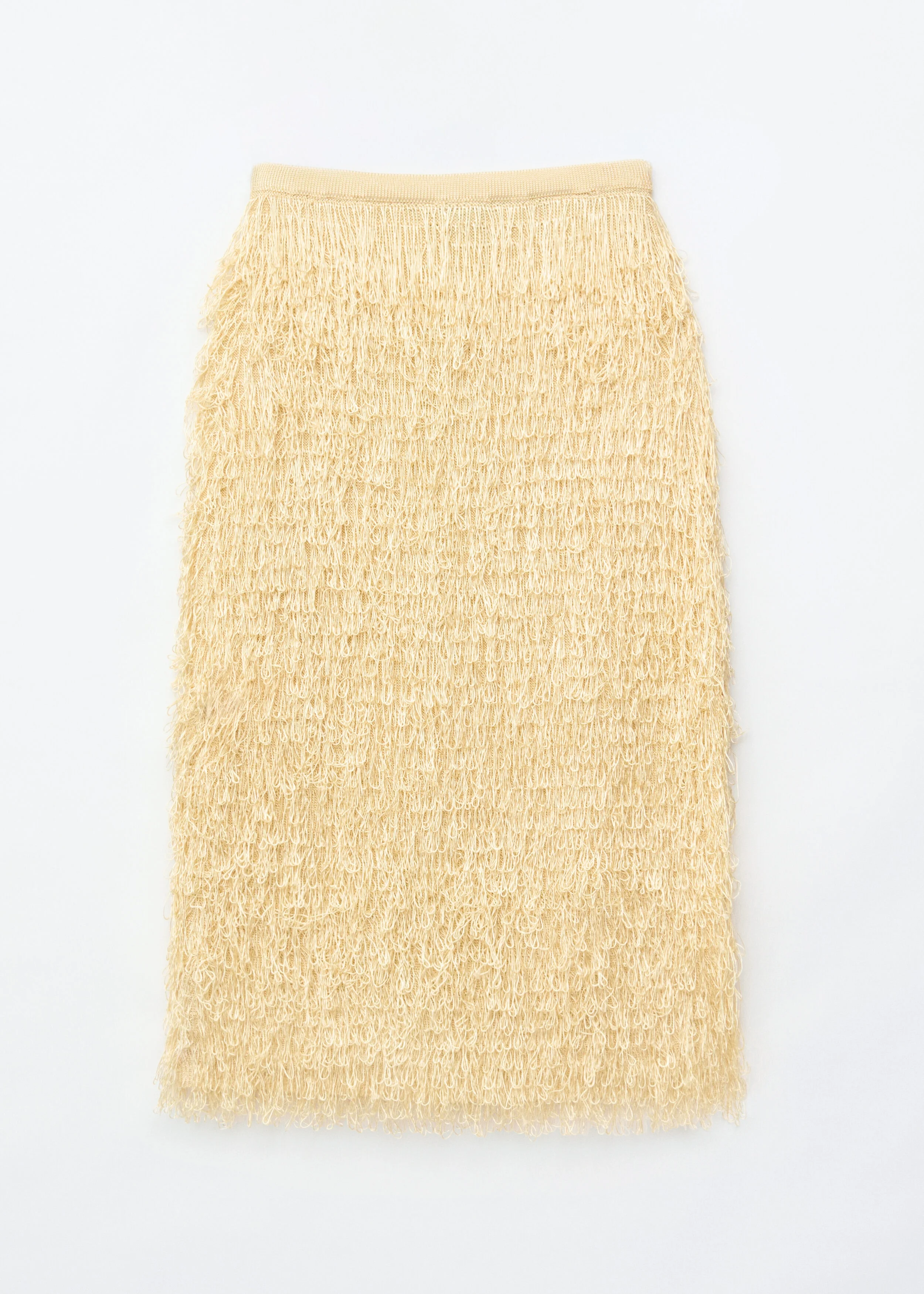 Fringed Pencil Skirt - 1