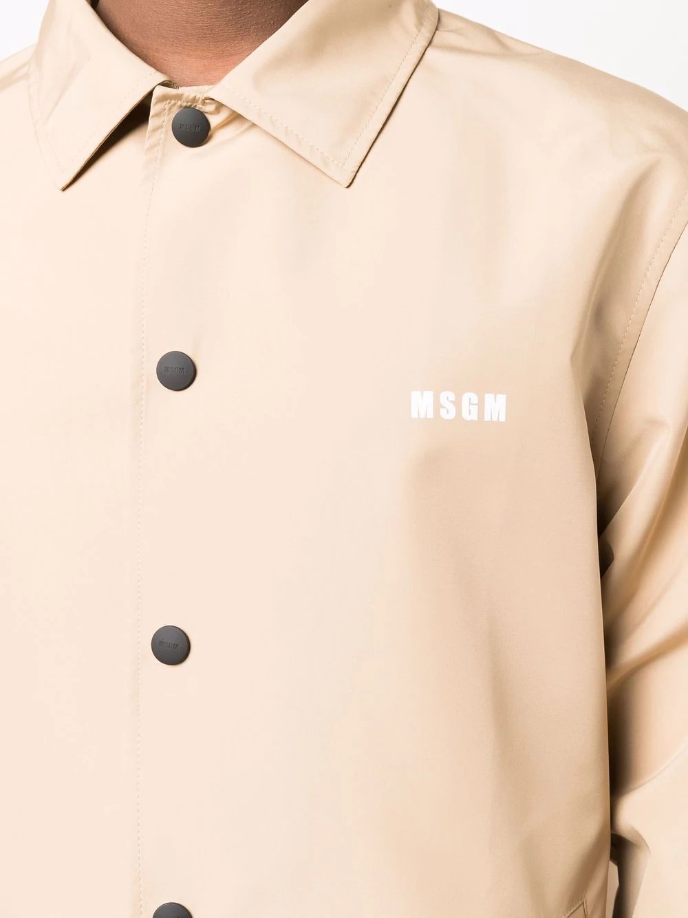 logo button-down shirt - 5