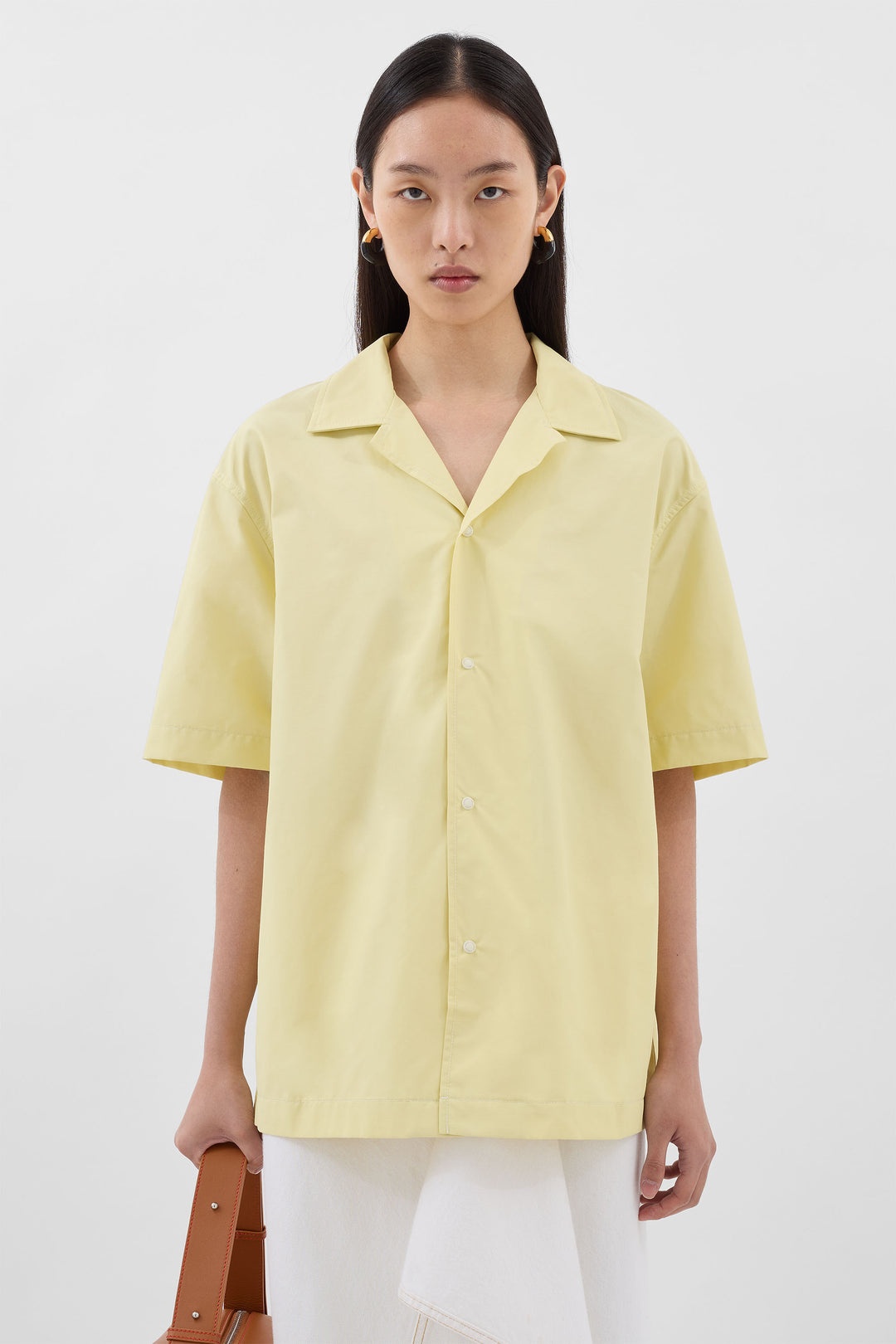 SHORTSLEEVE SHIRT / light yellow - 2
