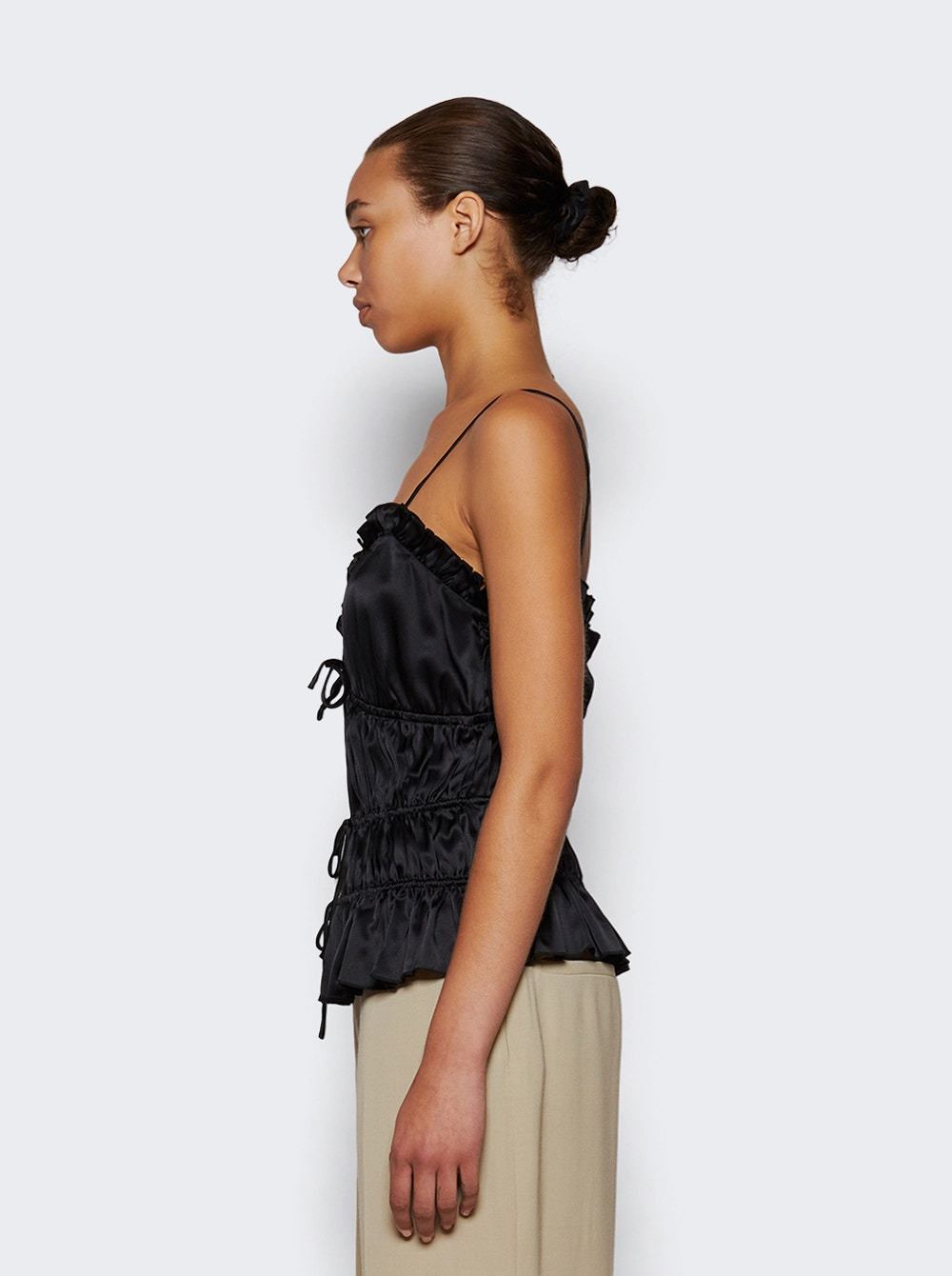Keonie Silk Top Black - 4