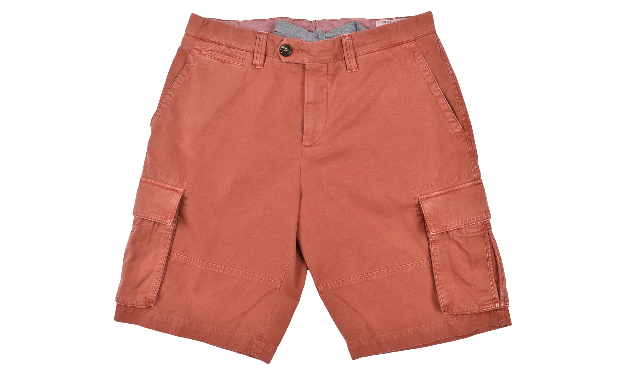 Cargo Bermuda Shorts "Orange" BRUN166 - 1