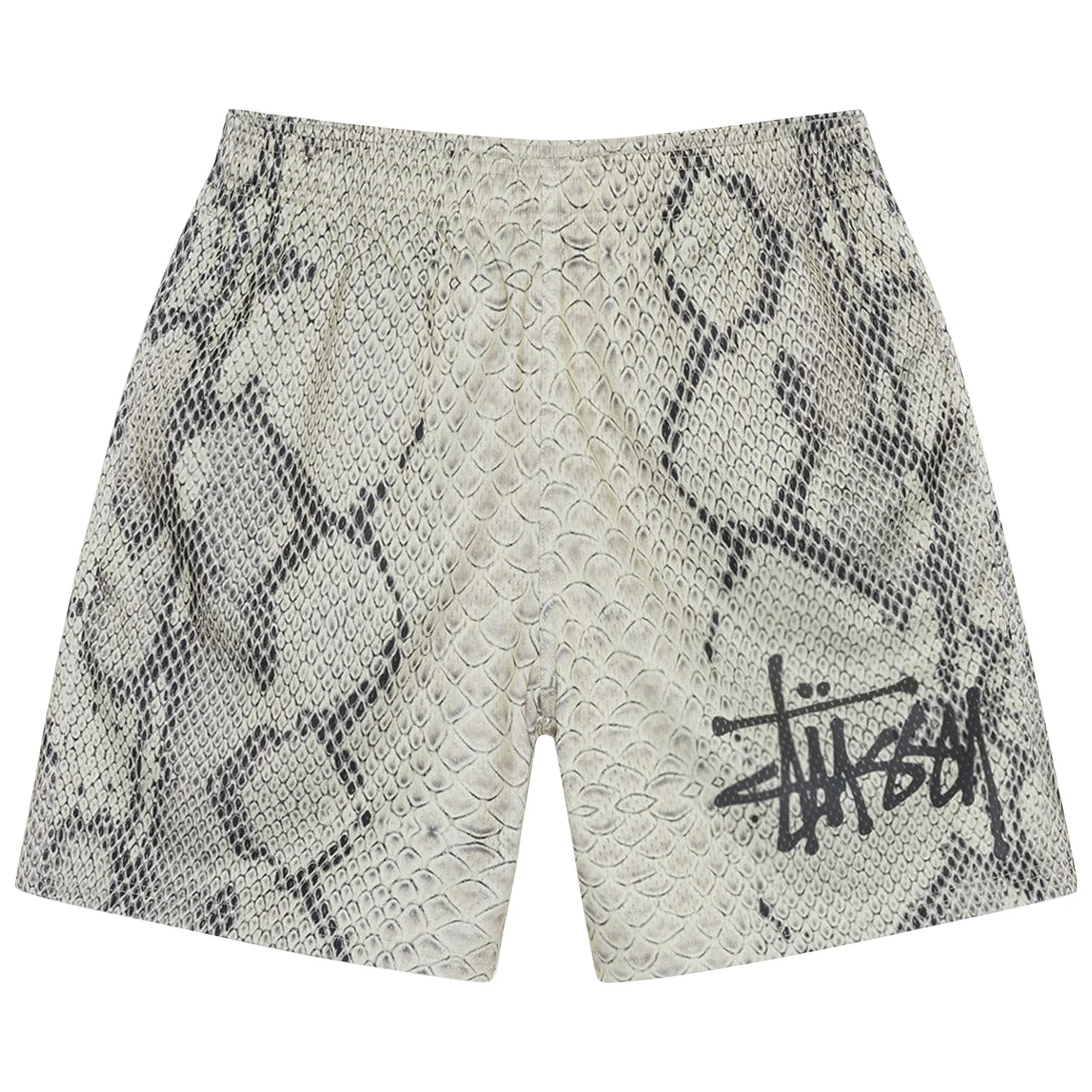 Stussy Basic Snake Mesh Short 'Bone' - 1