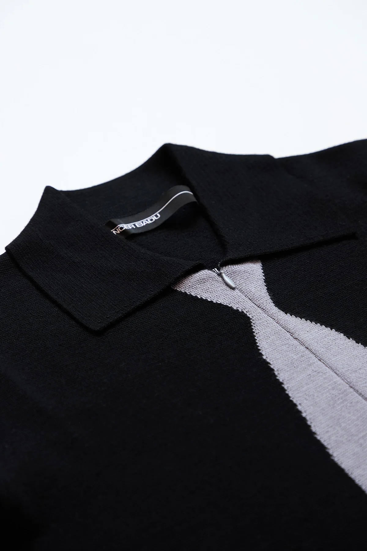 Spencer Badu Grey Tie Polo Black - 3