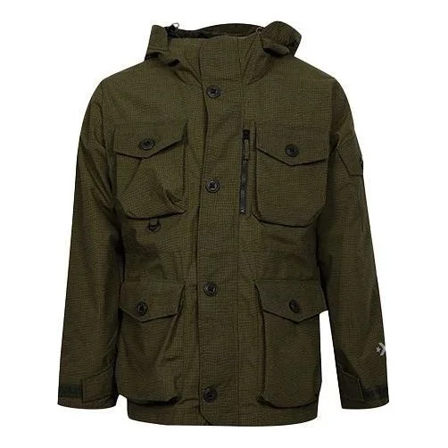 Converse 2L Printed Utility Jacket 'Olive Green' 10007259-A01 - 1