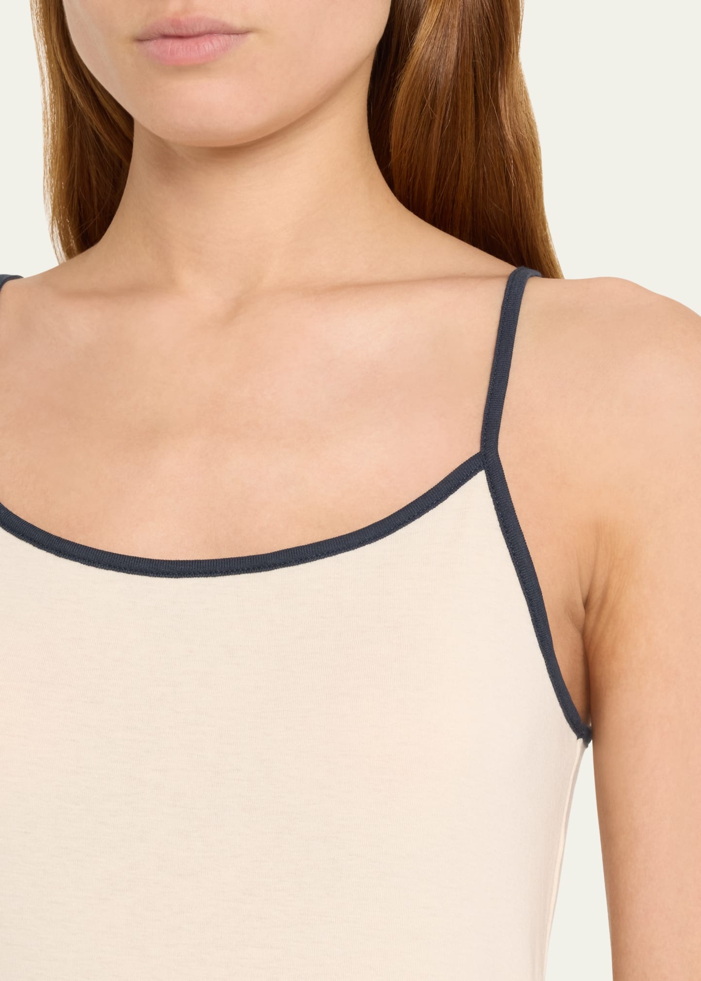 Tipped Pima Cotton Cami - 5