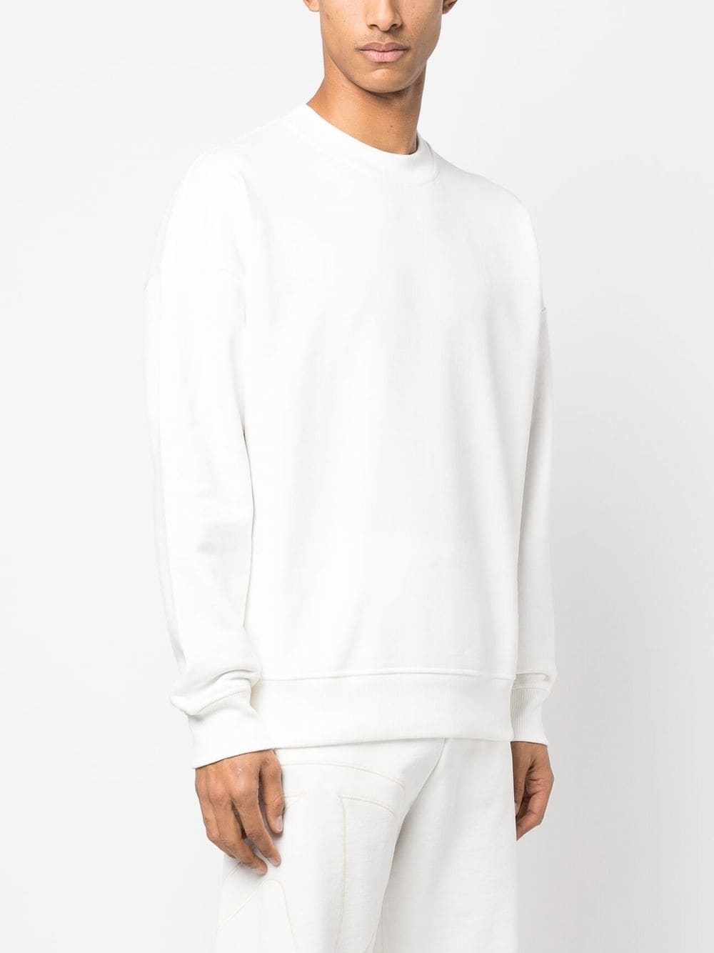 cotton crew neck sweatshirt - 4