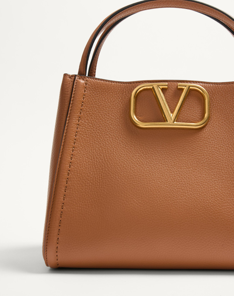 Valentino VALENTINO GARAVANI ALLTIME MEDIUM HANDBAG IN GRAINY CALFSKIN outlook