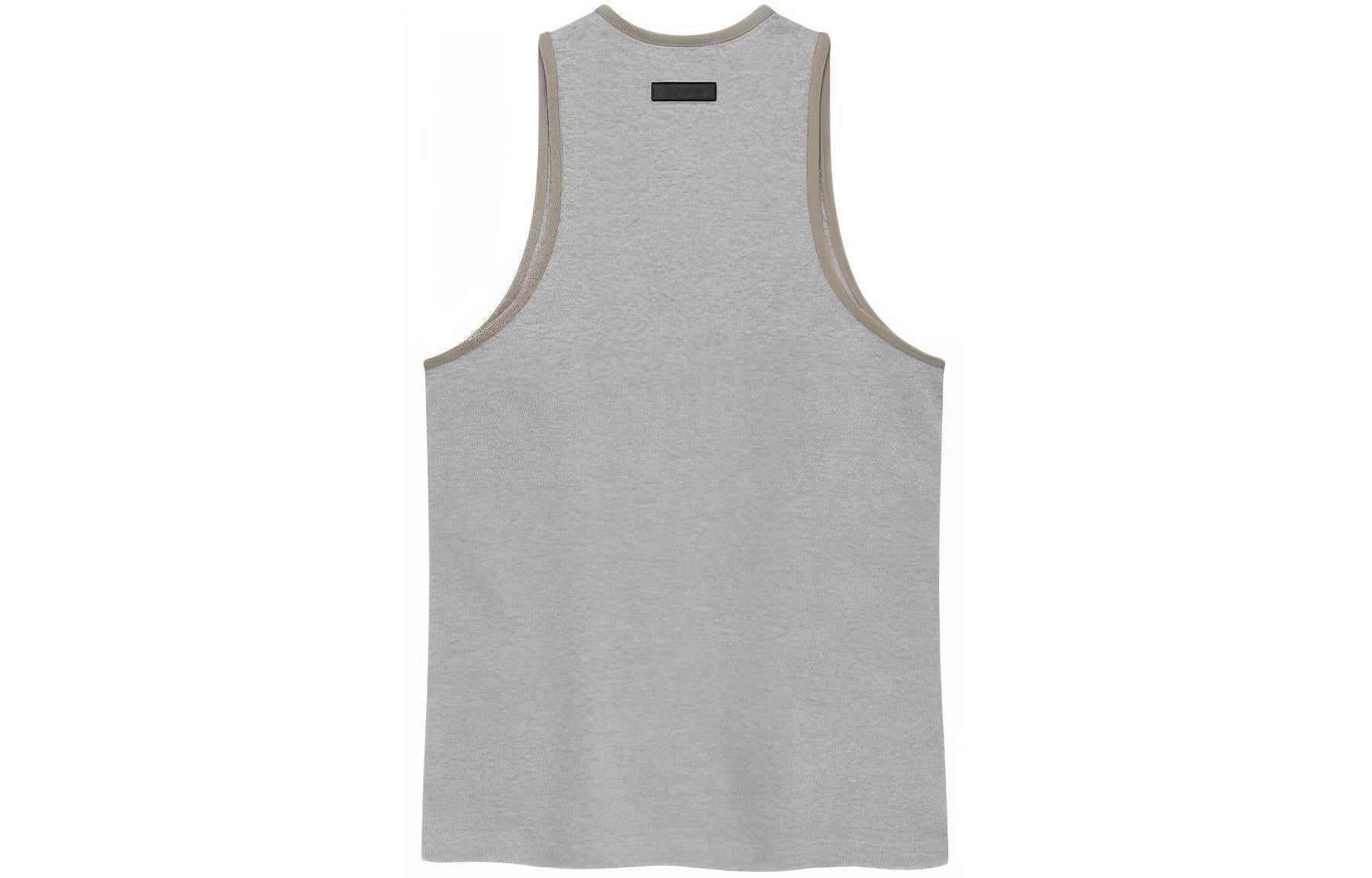 Fear of God Essentials SS24 Heavy Jersey Tank 'Light Heather Grey' 125SP242046F - 2