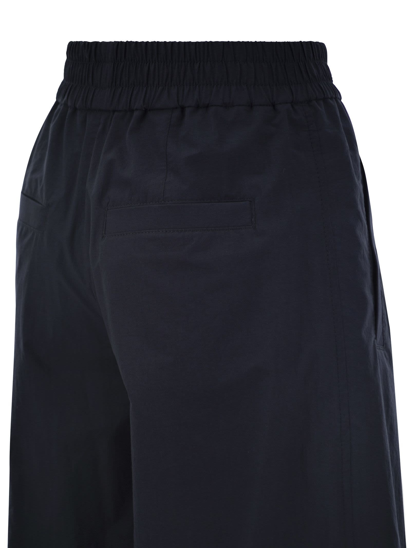 Brunello Cucinelli Women Relaxed Light Cotton Trousers - 4