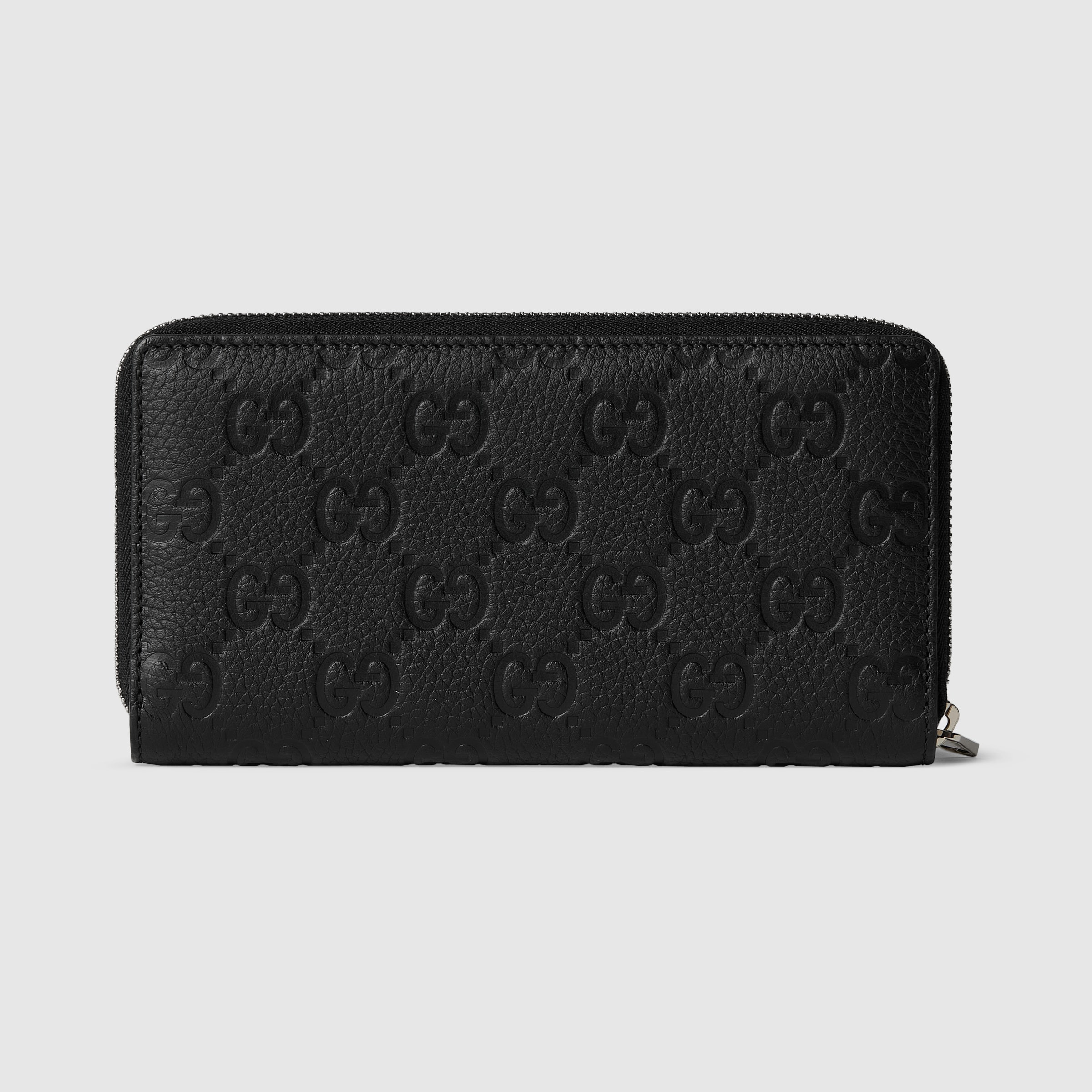 Gucci Imprint zip around wallet - 4